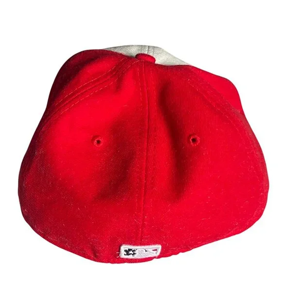 New Era 59fifty Los Angeles Angels Stars & Stripes July 4th On-Field Cap 7 1/4 - Picture 6 of 8